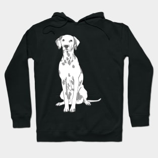 Cherry the Dalmation - Purple Hoodie